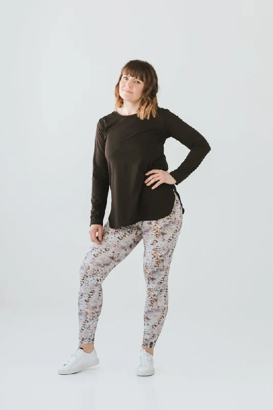 Leggings Starflower Gold Cozy Warmth Leggings