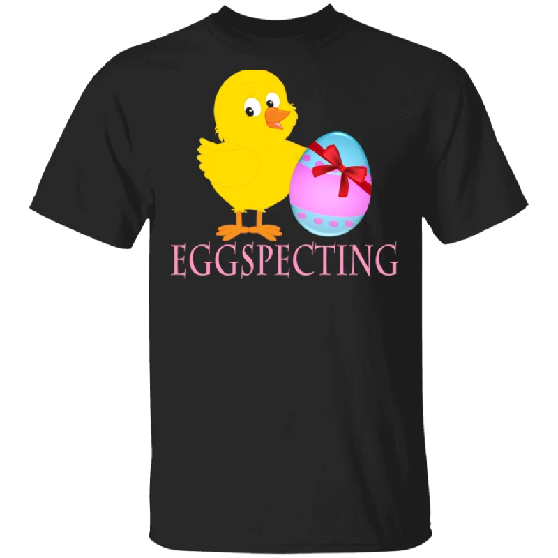 Eggspecting Pregnancy Announcement Chicken Funny Rabbit Bunny Eggs Easter Day Matching Shirt For Women Gifts T-Shirt Mesh Fabric Canvas Fabric Denim Fabric