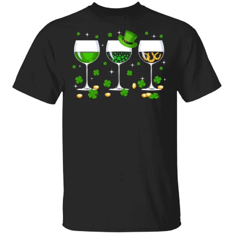 Shamrock Green Beer Drunker St Patrick's Day Irish Gifts T-Shirt Houndstooth Herringbone Solid