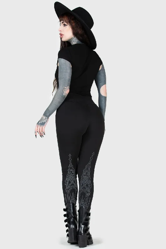 Secret Shrine Leggings Comfortable Stretch Leggings