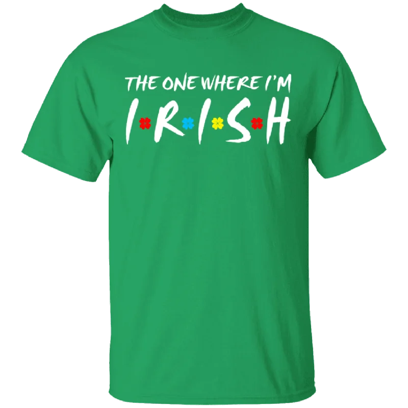 The One Where I'm Irish Funny St Patricks Day Shirt Shamrock Friends Leprechaun T-Shirt Plaid T-Shirt Polka Dot Checkered The One Where I'm Irish Funny St Patricks Day Shirt Shamrock Friends Leprechaun T-Shirt Plaid T-Shirt Polka Dot Checkered