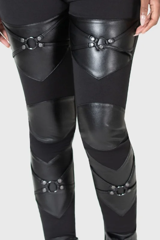 Night Demon Leggings Fashionable Moisture-Wicking Leggings