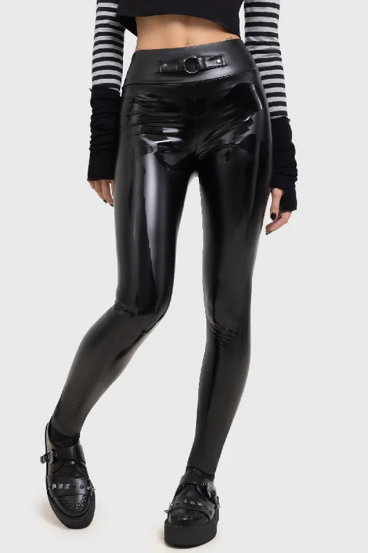 Ossuary Leggings Comfortable Ribbed Waistband Leggings