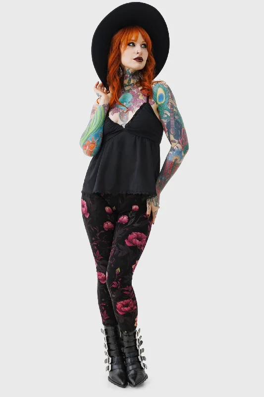 Cottage Chorus Leggings Fashionable Minimal Active Leggings