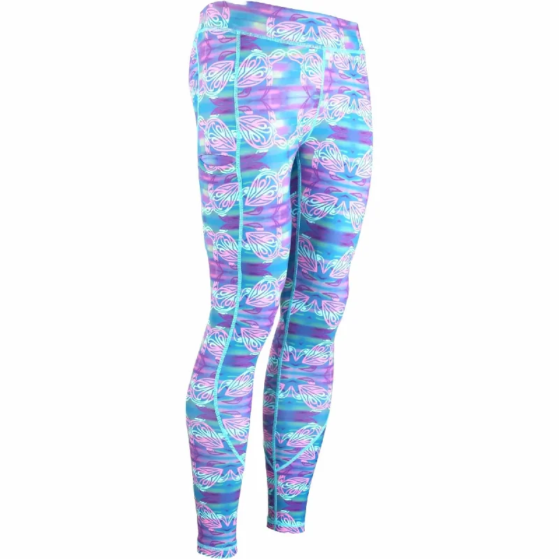 Active Leggings - Turtle Comfortable Slip-On Leggings
