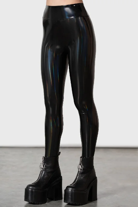 Darkwaves & Raves Leggings Elegant Velvet Leggings