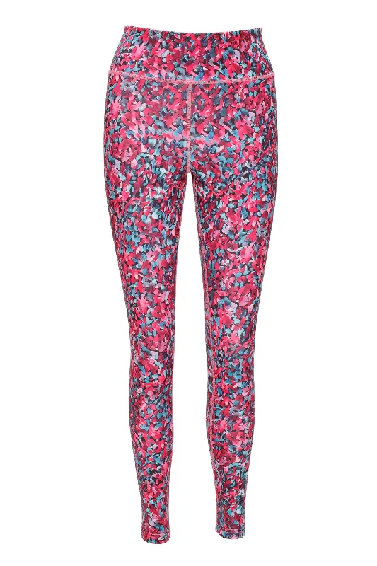 Confetti - Eco-Friendly Ditzy Print Yoga Leggings Trendy High-Compression Leggings
