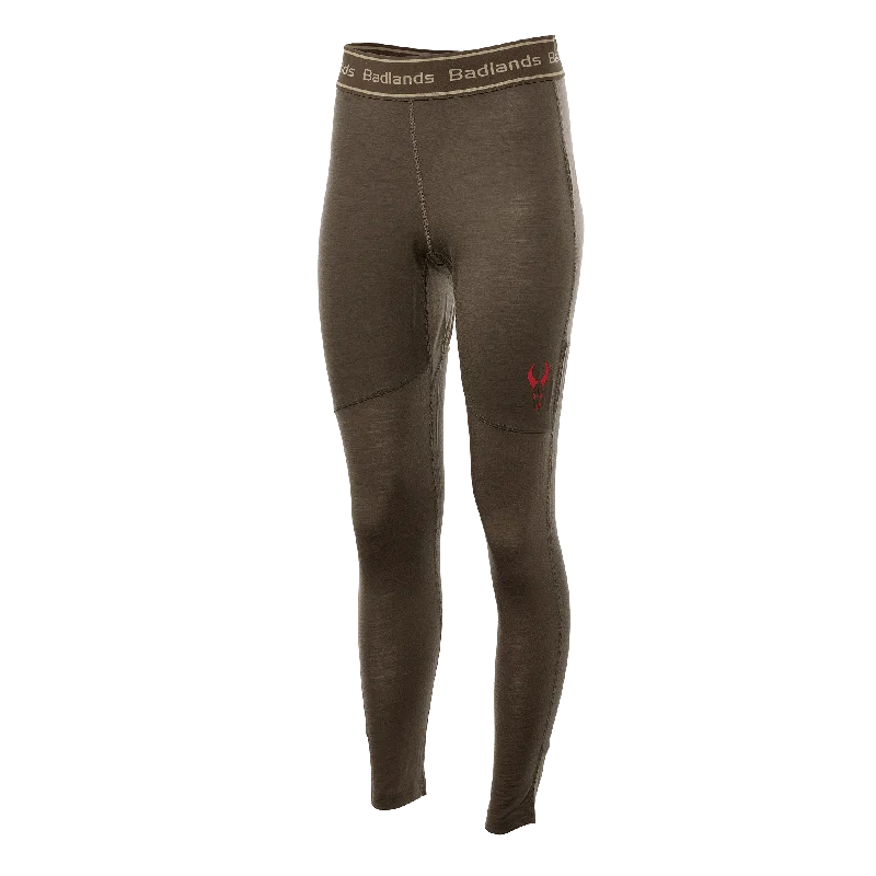 PECORA LIGHTWEIGHT MERINO LEGGINGS - WOMEN Comfortable Zip-Up Leggings