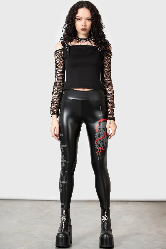 Sinner Leggings Trendy Activewear Leggings