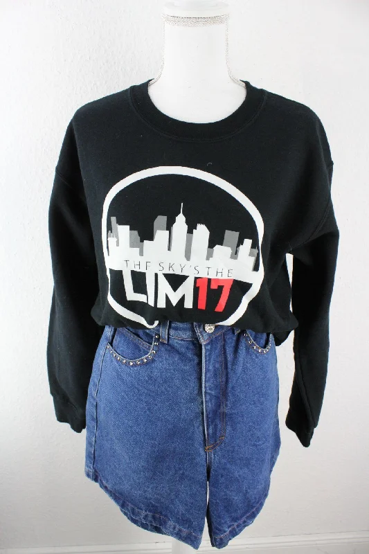 Vintage The Sky´s Sweatshirt (L) Hoodie with Pastel Soft Subtle