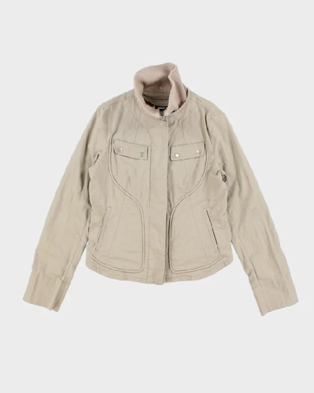Vintage Women's Y2K DKNY Cropped Zip Up Jacket - M Corduroy Jacket Velvet Jacket Brocade Jacket Vintage Women's Y2K DKNY Cropped Zip Up Jacket - M Corduroy Jacket Velvet Jacket Brocade Jacket