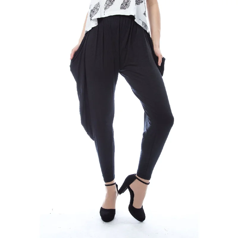 LONDYN PANTS - BLACK Casual Skinny Fit Pants