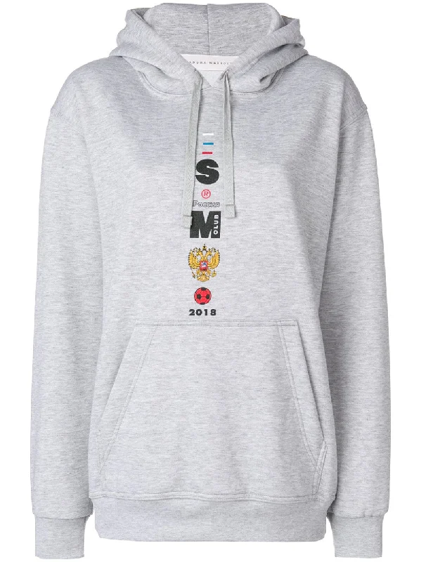 Front embroidered hoodie Hoodie with Patch Decorative Personalized