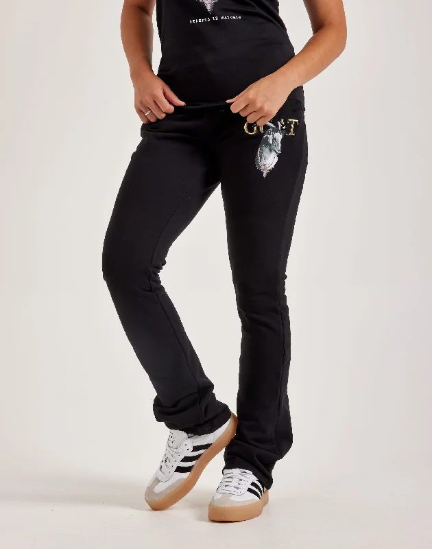 Streetz Iz Watchin Goat Fleece Stacked Pants Slim-Fit Khaki Pants