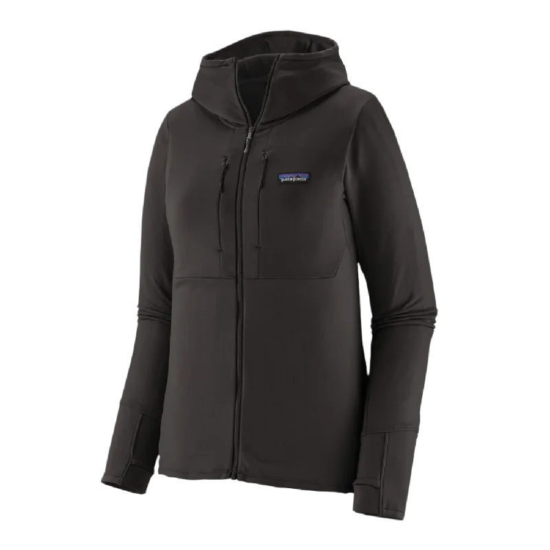 Patagonia - Women's R1® Thermal Full-Zip Hoodie Hoodie with High-Low Hem Asymmetrical Trendy