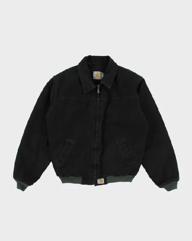Vintage Woman's Black Carhartt Detroit Jacket - S Satin Fabric Silk Fabric Chiffon Fabric Vintage Woman's Black Carhartt Detroit Jacket - S Satin Fabric Silk Fabric Chiffon Fabric