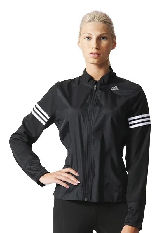 Adidas Womens Response Wind Jacket <br> AA5639 Elasticated Jacket Padded Jacket Insulated Jacket