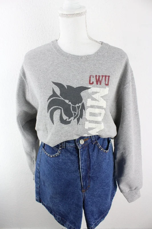 Vintage CWU MoOM Sweatshirt (M) Hoodie with Strings Custom Fit Adjustable