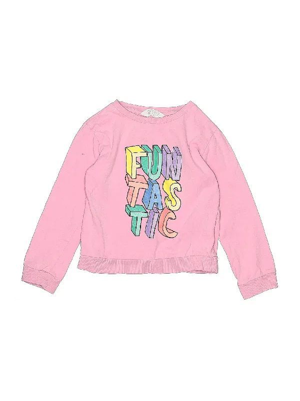 Sweatshirt Hoodie with Mock Neck Collared Structured
