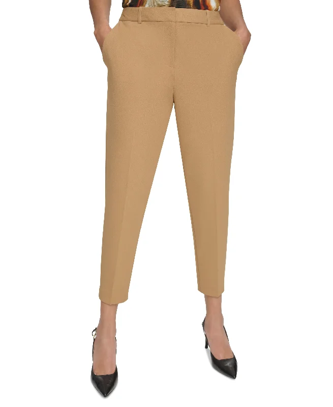 Women's Scuba-Crepe Open-Front Jacket & Slim-Fit Ankle Pants Nylon Fabric Polyester Fabric Spandex Fabric Women's Scuba-Crepe Open-Front Jacket & Slim-Fit Ankle Pants Nylon Fabric Polyester Fabric Spandex Fabric
