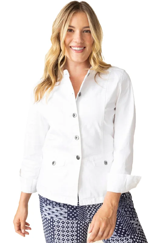 Women's Habitat Stretch Denim Moto Jacket White Appliqued Jacket Beaded Jacket Sequined Jacket Women's Habitat Stretch Denim Moto Jacket White Appliqued Jacket Beaded Jacket Sequined Jacket