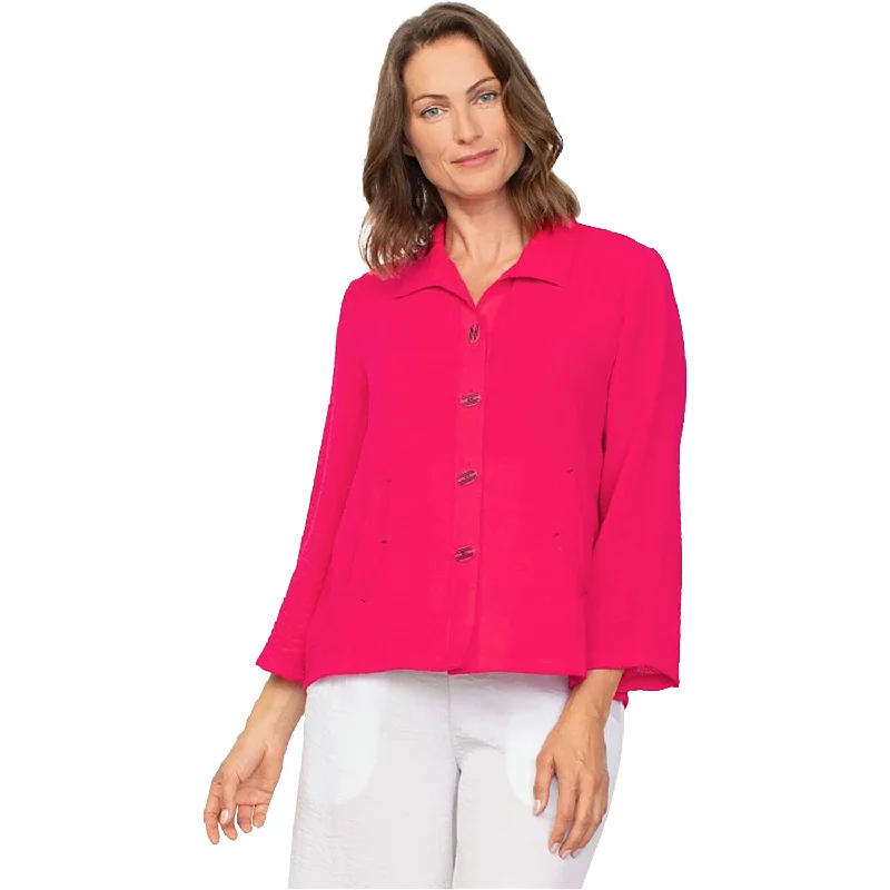 Women's Habitat Pleat Back Jacket Rose Jacket Blazer Coat