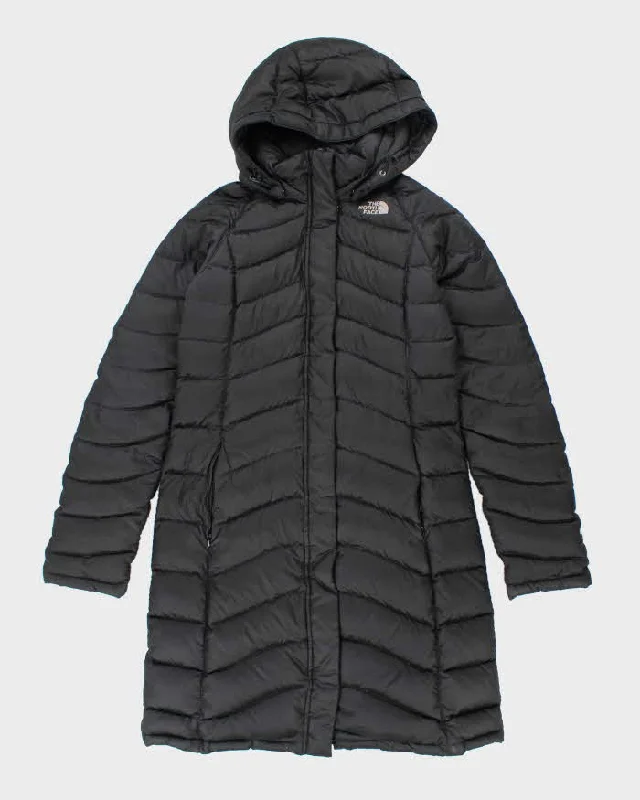 Vintage 2000's Women's The North Face Puffer Hooded Long Jacket - S Herringbone Jacket Houndstooth Jacket Plaid Jacket Vintage 2000's Women's The North Face Puffer Hooded Long Jacket - S Herringbone Jacket Houndstooth Jacket Plaid Jacket