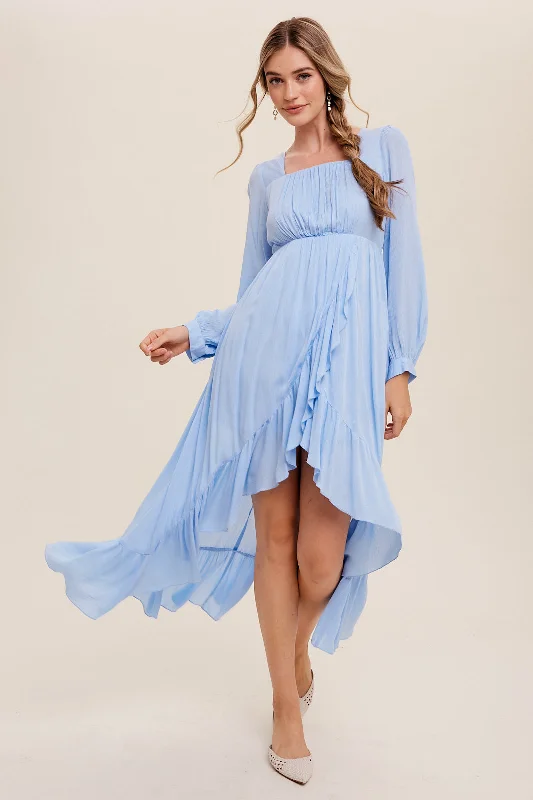 Belle High-Low Dress Tunics Stylish elegant