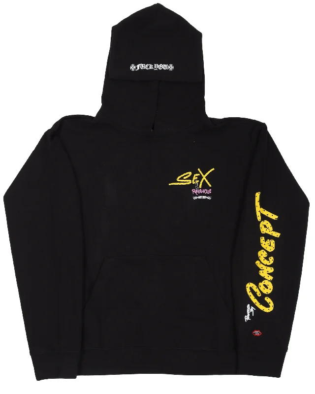 Matty Boy 'Sex Records' Hoodie Hoodie with Back Slit Movement Comfort