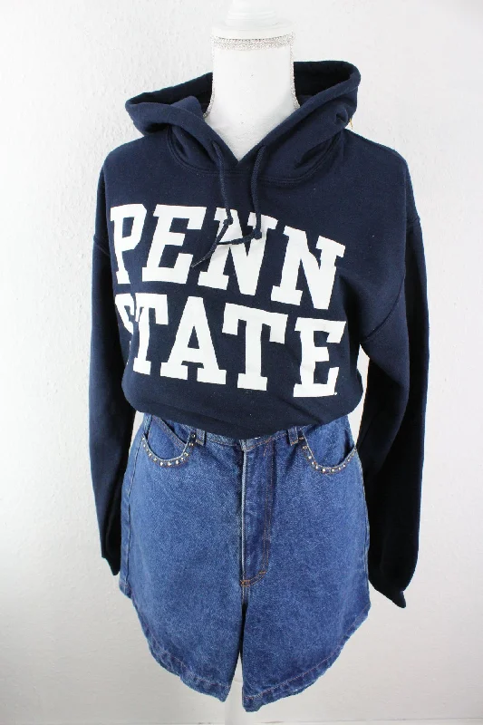 Vintage Penn State Hoodie (L) Hoodie with Distressed Vintage Worn