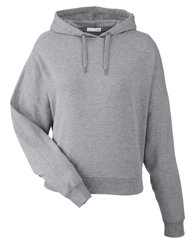 tasc - Women's Studio Fleece Hoodie Hoodie with Hem Frayed Vintage Worn