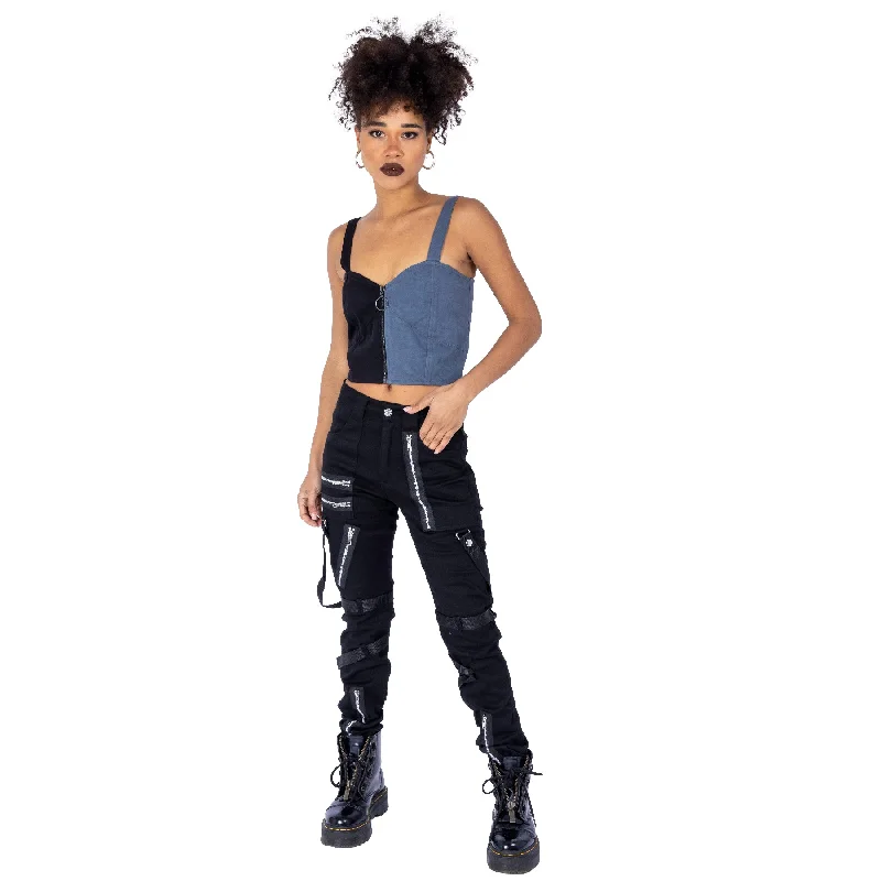 BRUNA PANTS - BLACK Cozy Full-Length Pants