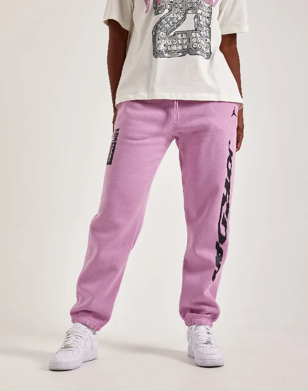 Jordan Brooklyn Fleece Pants Comfy High-Waist Jeans