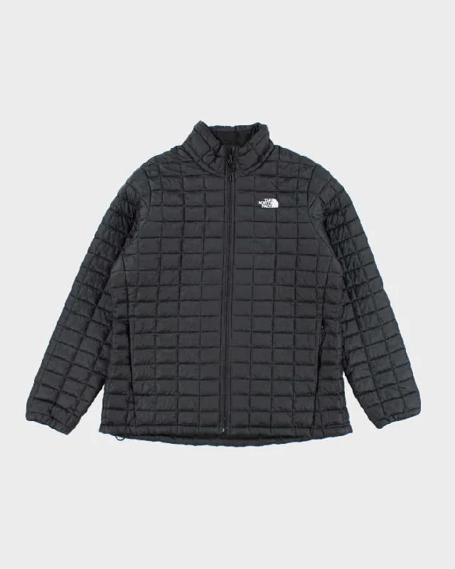 The North Face Lightweight Puffer Jacket - XL Boat Neck Shawl Collar Notched Collar