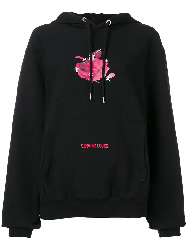 princess print hoodie Hoodie with Embroidery Detailed Premium