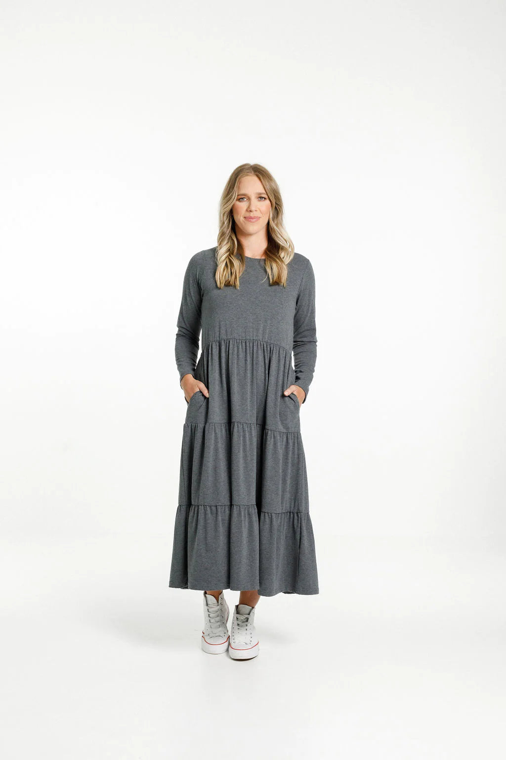LONG SLEEVE KENDALL DRESS Maxi Flowy Bohemian