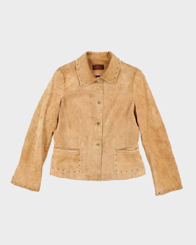 Vintage Danier Studded Suede Jacket - S Trench Coat Raincoat Waterproof Jacket