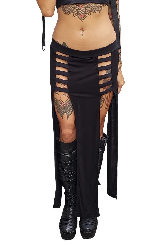 Five and Diamond Cage Skirt denim skirt durable