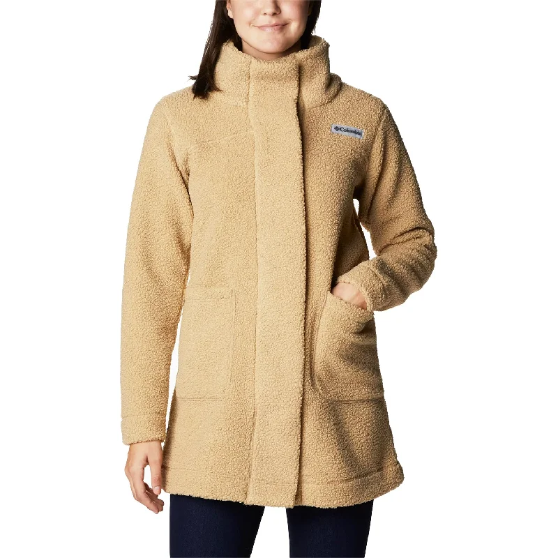Women's Columbia Panorama Long Jacket Beach Knit Fabric Woven Fabric Fleece Fabric