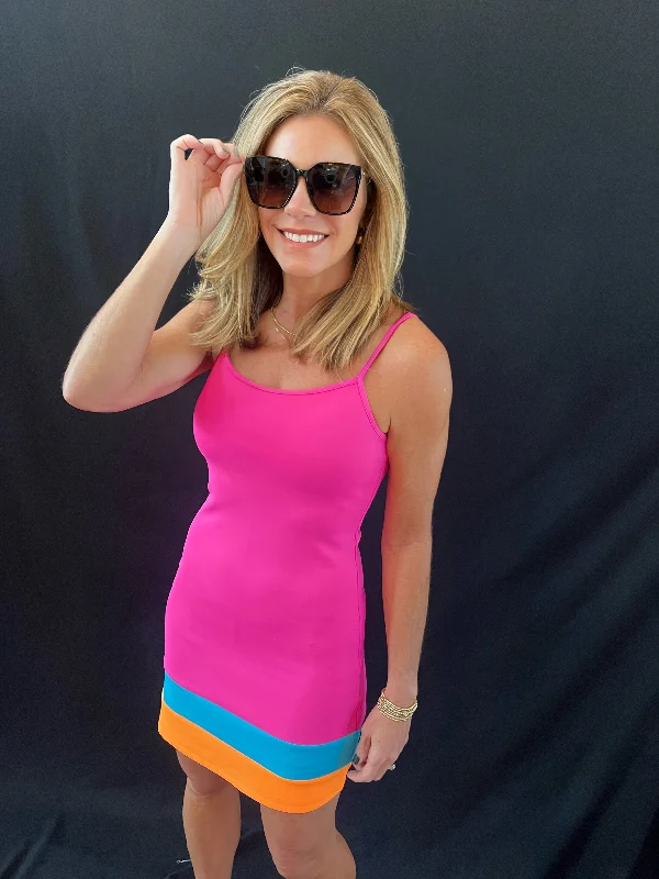 Cindy Neon Athletic Dress Tunics Sophisticated sleek