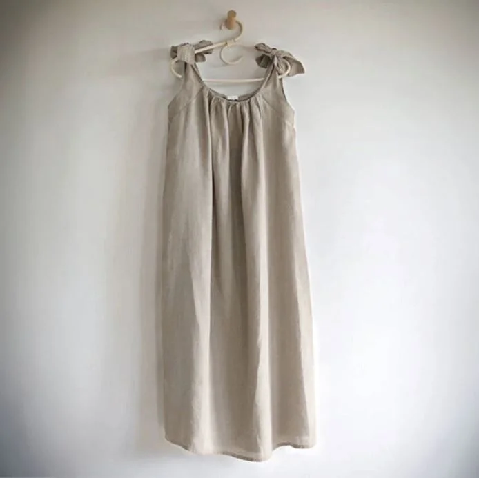 The River Dress - Oatmeal Tunics Wedding white