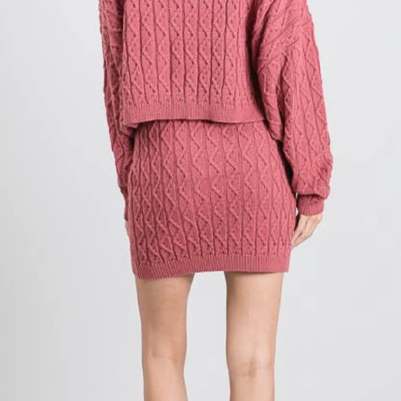 2010 Pomegranate Knit Skirt lace skirt intricate