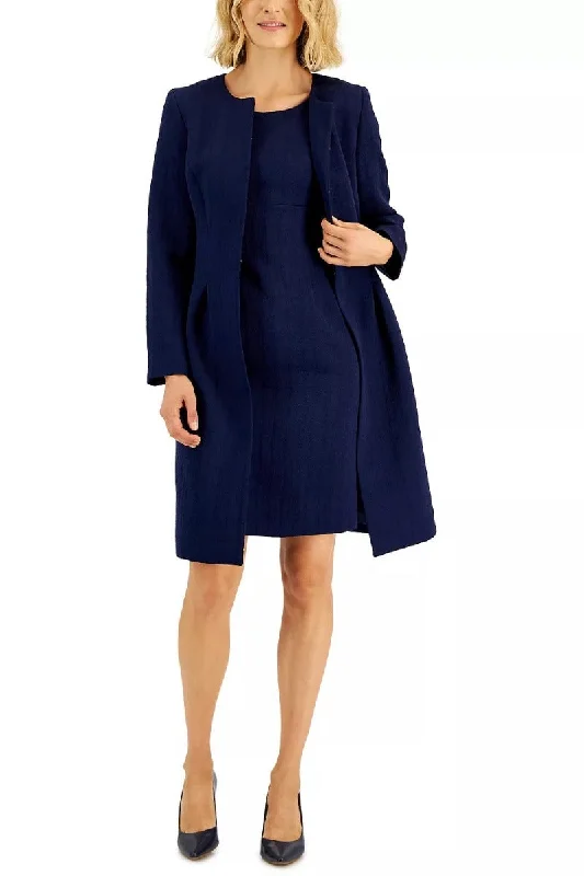 Women's Jacquard Long Jacket & Sheath Dress, Regular and Petite Sizes Corduroy Jacket Velvet Jacket Brocade Jacket
