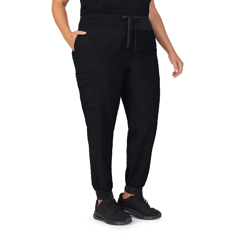 Womens Scrub Jogger Pant PLUS Slim-Fit Khaki Pants