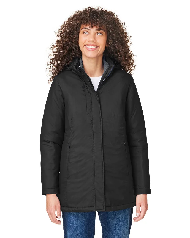 CORE365 CE725W Ladies' Inspire 3-in-1 Jacket with Insulated Liner Wool Fabric Cashmere Fabric Tweed Fabric CORE365 CE725W Ladies' Inspire 3-in-1 Jacket with Insulated Liner Wool Fabric Cashmere Fabric Tweed Fabric