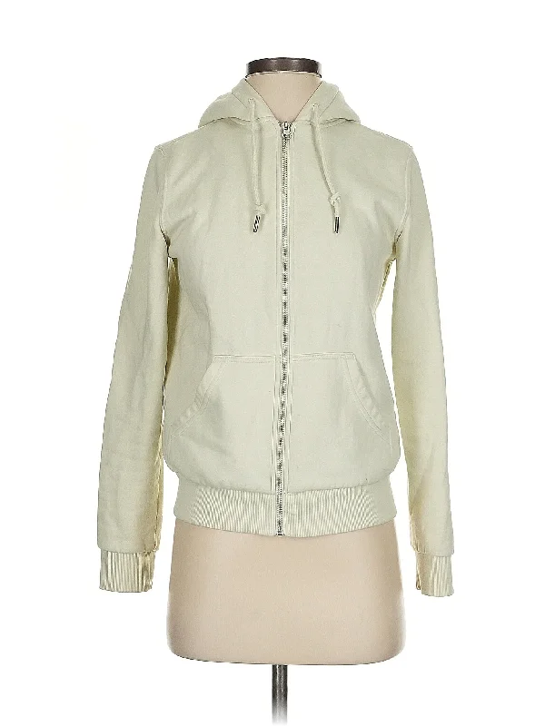 Zip Up Hoodie Hoodie with Bell Sleeves Flared Feminine