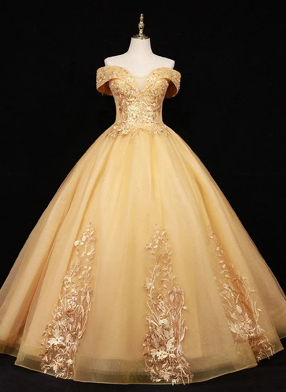 Lovely Ball Gown Off Shoulder Sweetheart Long Formal Dress, Sweet 16 Party Dress Tunics Cozy comfortable