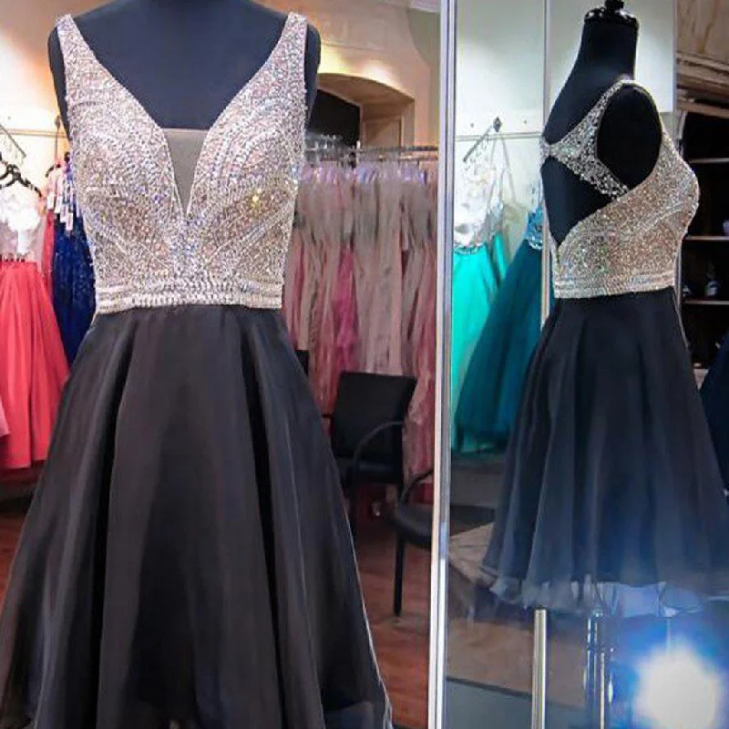Mismatched vintage sparkly unique casual cocktail homecoming prom gown dress,BD00110 Tunics Polka dots
