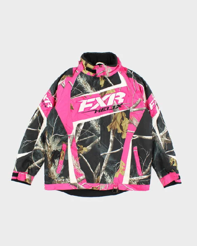 FXR Helix Realtree Camouflage Racing Jacket - M Fleece Fabric Down Fabric Feather Fabric FXR Helix Realtree Camouflage Racing Jacket - M Fleece Fabric Down Fabric Feather Fabric