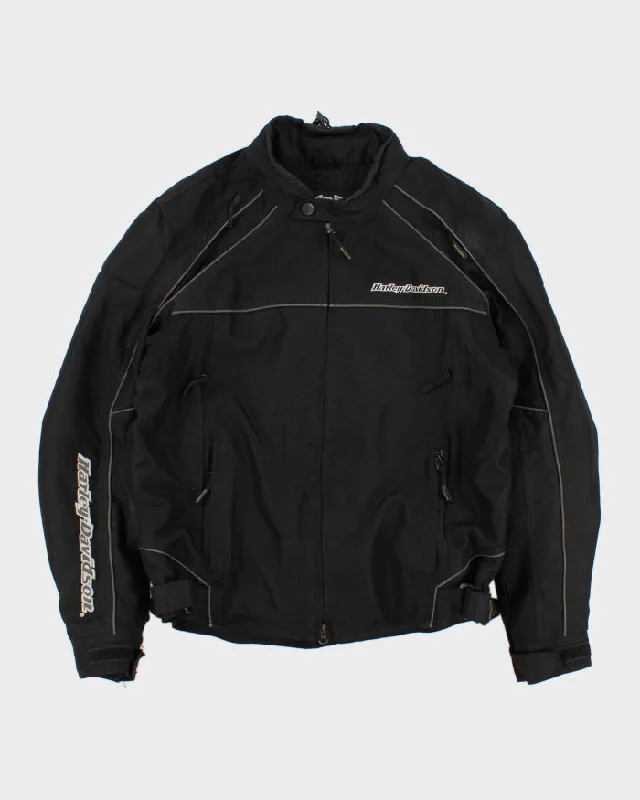 Men's Vintage Harley Davidson Biker Jacket - M Appliqued Jacket Beaded Jacket Sequined Jacket Men's Vintage Harley Davidson Biker Jacket - M Appliqued Jacket Beaded Jacket Sequined Jacket